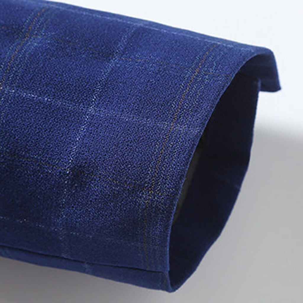 Business-Suit Pants Jacket Men's Plaid Casual Suit Lapel Slim Fit Stylish Blazer Coat High-end Social Formal Suit #Y7