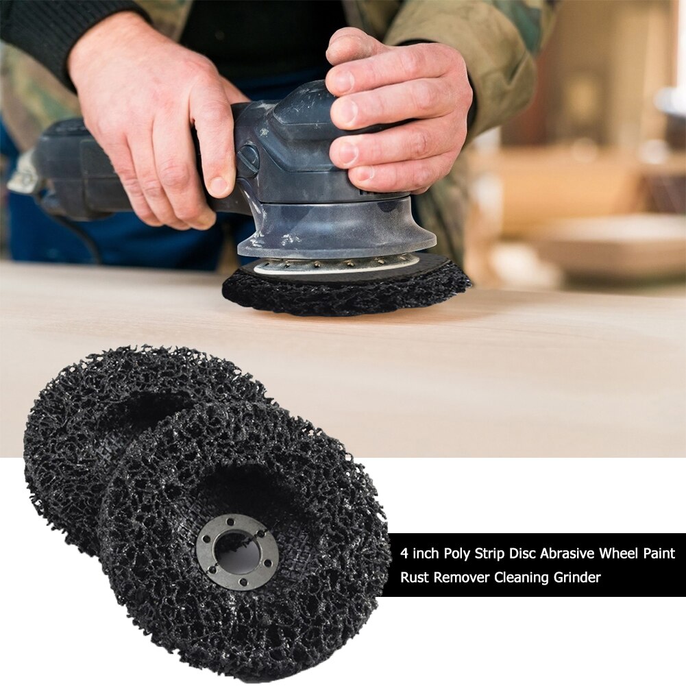 4 inch Poly Strip Disc Abrasive Wheel Paint Rust Remover Cleaning Grinder