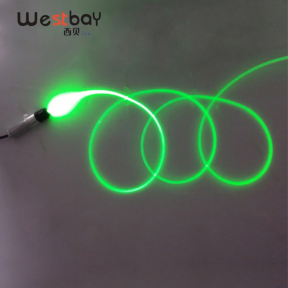 Westbay 3W LED mini Fiber Optic Light Engine Kit 3.0mm*2m Optic Fiber DC12V For Car Decoration and Festival Decoration