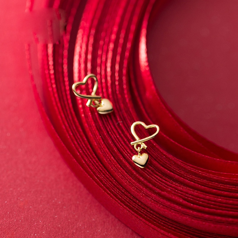 La Monada Stud Earrings For Women Silver 925 Minimalist Heart Fine Women Earrings In Jewelry Stud Earrings 925 Sterling Silver