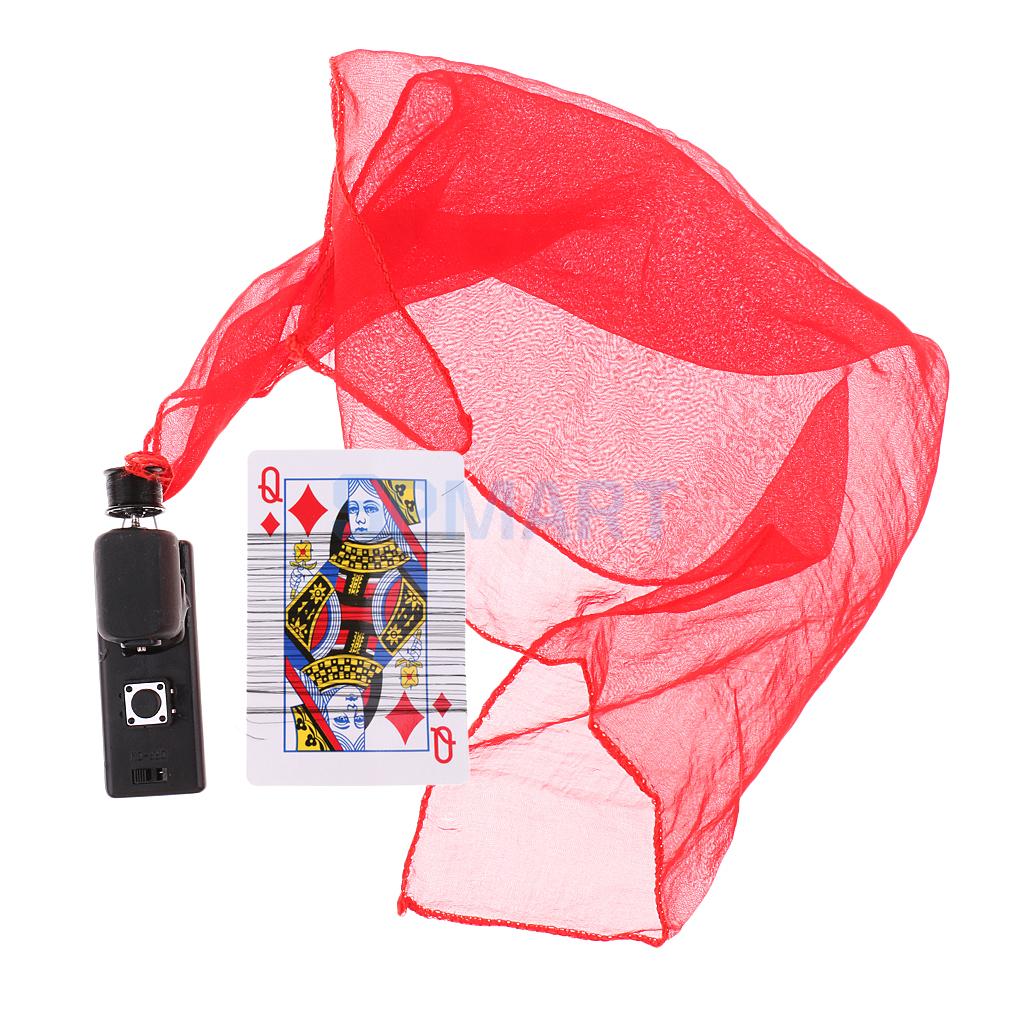 Vliegende zijde poker power reel goocheltrucs accessoire voor goochelshows