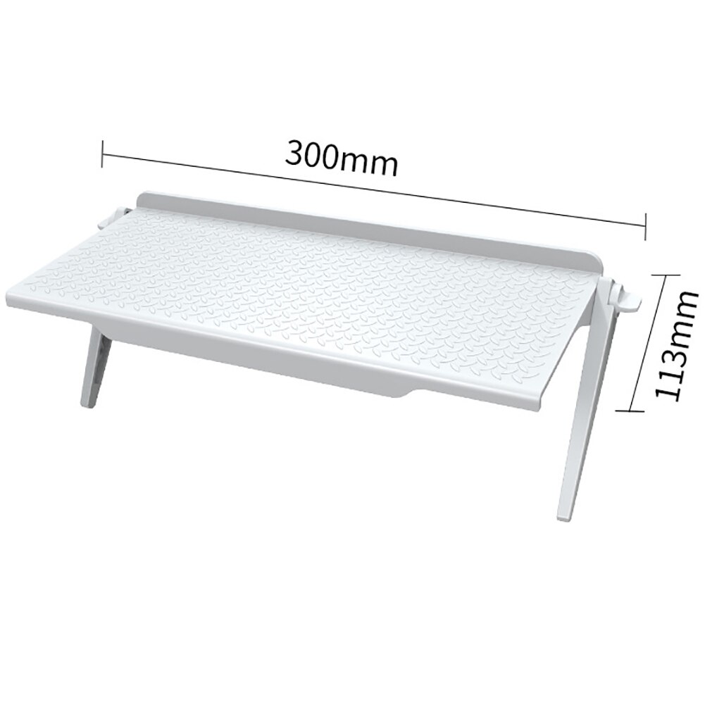 Foldable Universal Smart TV Box Stand DVD Set for Top Box Mount Holder Support Router Wall Wall-Mounted Bracket Racks Steady: 300X113MM