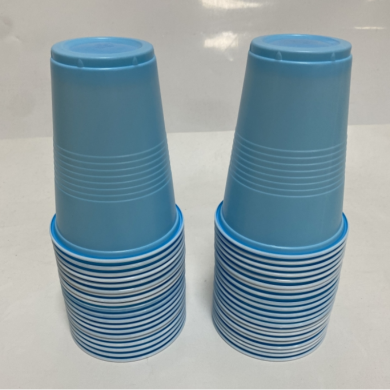16-Ounce Plastic Party Cups In Rood (50 Pack) wegwerp Plastic Bekers Recyclebaar Rode Kopjes Met Vullen Lijnen Voor Drankjes, Bbq, Picknicks: Rood