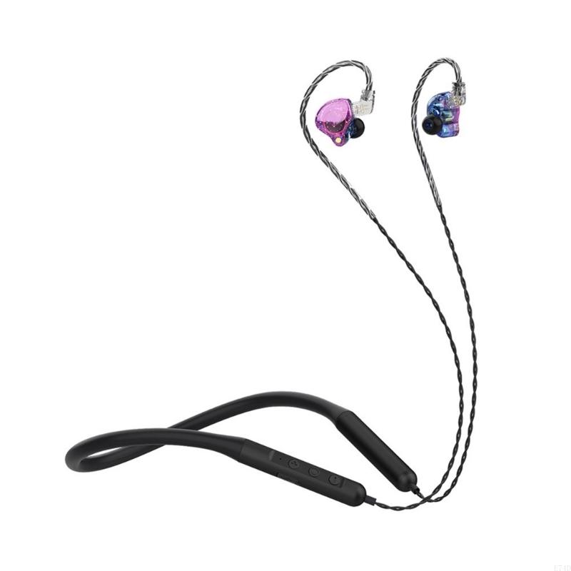 E74D BX03 Ergonomic Neckband Earphones In Ear Headphones Advanced 5.0 Wireless for Workouts Commuting Travel Sports Headsets: Red