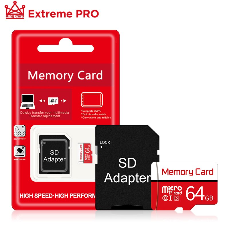 Speicher Karte 8GB 16GB 32GB Class 10 Micro SD Card 64GB 128GB schnelle übertragung mini TF Karte mit Adapter für kamera