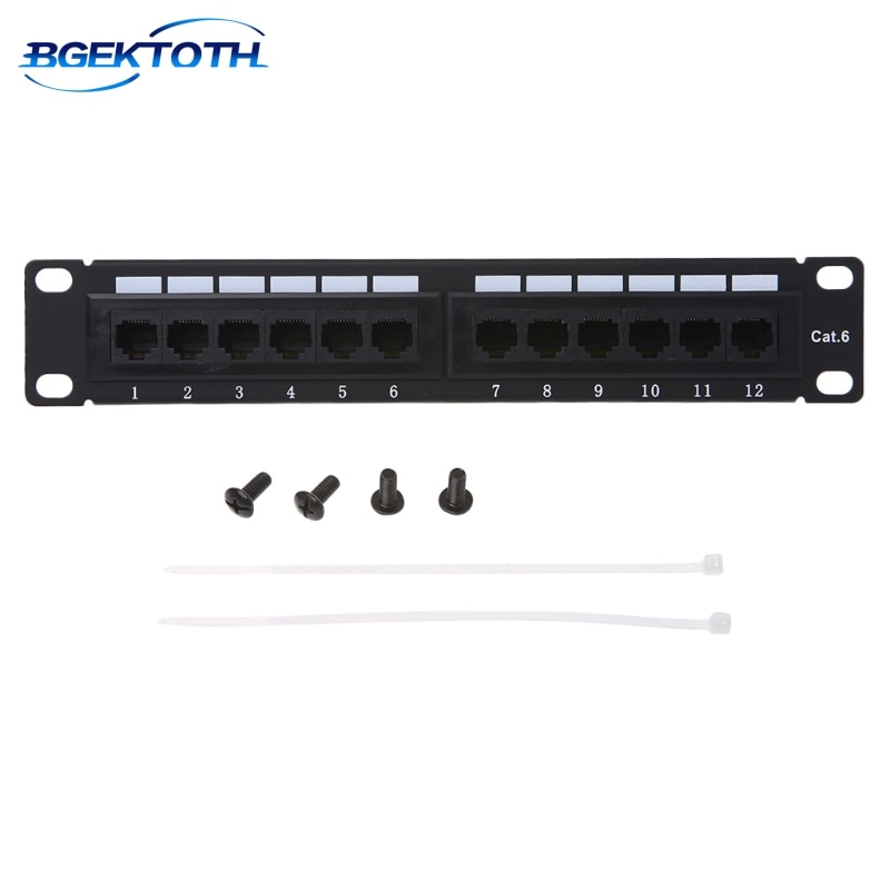 12 Port Netzwerkkabel Patch Panel Patch Panel UTP ... – Vicedeal