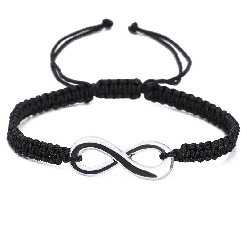 2pcs/set Distance Couple Bracelet Men Women Classic Black White ...