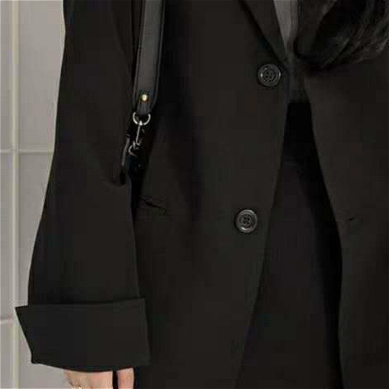 Blazere kvinder vintage forår efterår koreansk basic chic ol dame blazer populær enkel enkeltradet dameovertøj