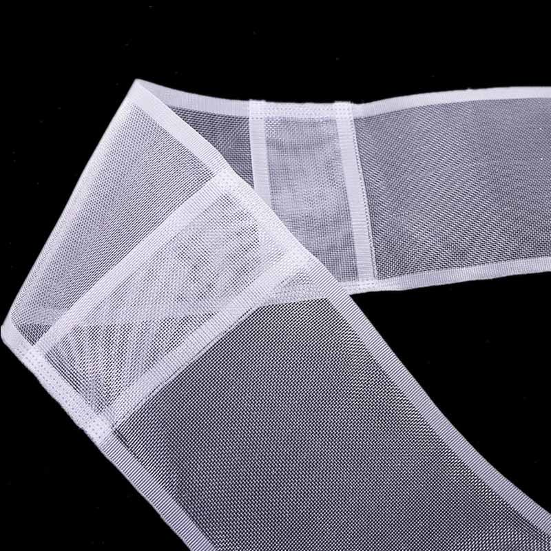 Accesorios de cinta transparente para cortinas, cinta de nailon para barra de inserción, gancho de correa de cortina blanco transparente, CP-JD152 #40