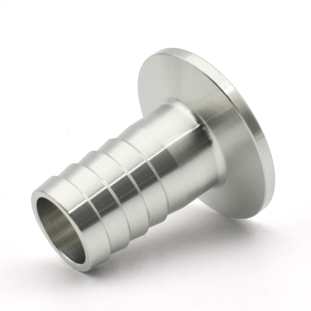 KF16 KF25 KF40 KF50 conector de gancho de manguera de vacío OD6 8 13 16 20 25 38mm SS304 adaptador de brida de vacío de acero inoxidable