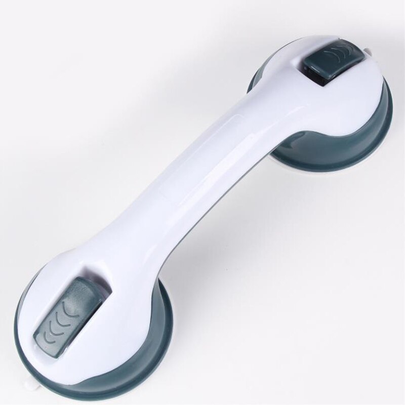 Bathroom Handrail Suction Cup Non-slip Safety Hand Rail Support Balance Bar Assist Bath Handle LO88 #4: Light gray