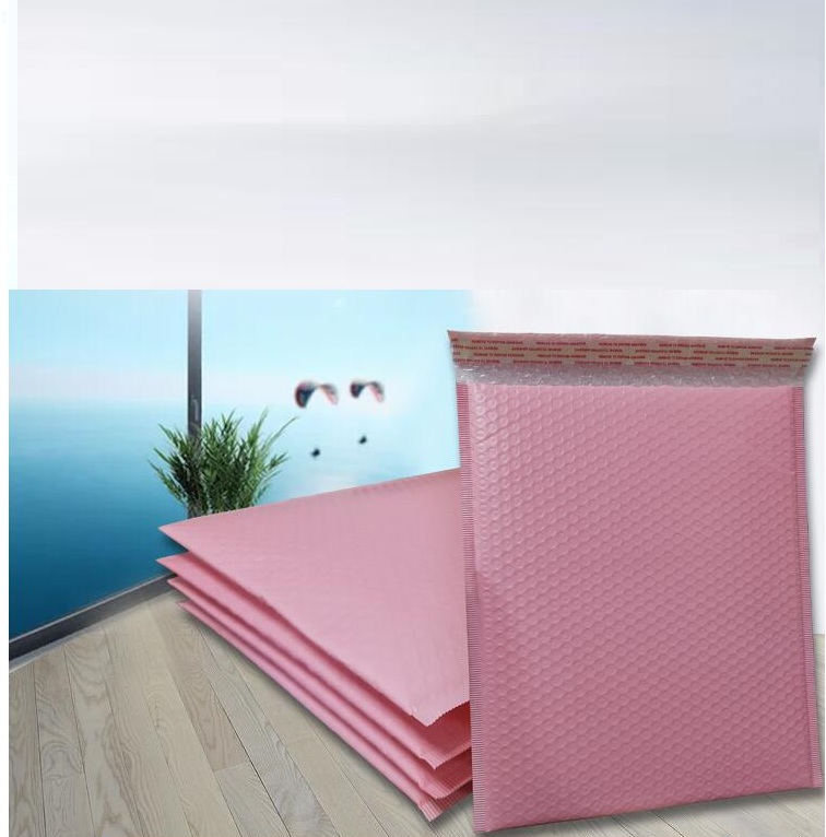 Roze Poly Bubble Mailer Enveloppen Plastic Gewatteerde Mailing Bag Self Afdichting Bubble Tas