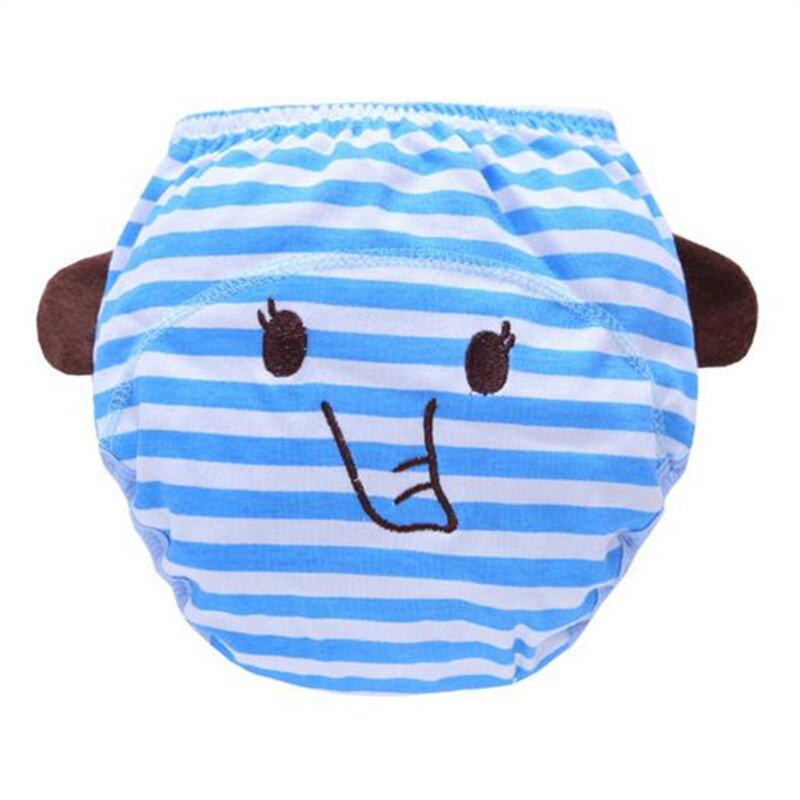 2Pc Mädchen Jungen Unterwäsche freundlicher Unterhose Wiederverwendbare Baby, Kleinkind Windel Tuch Windeln 80/90/100: elept / 90