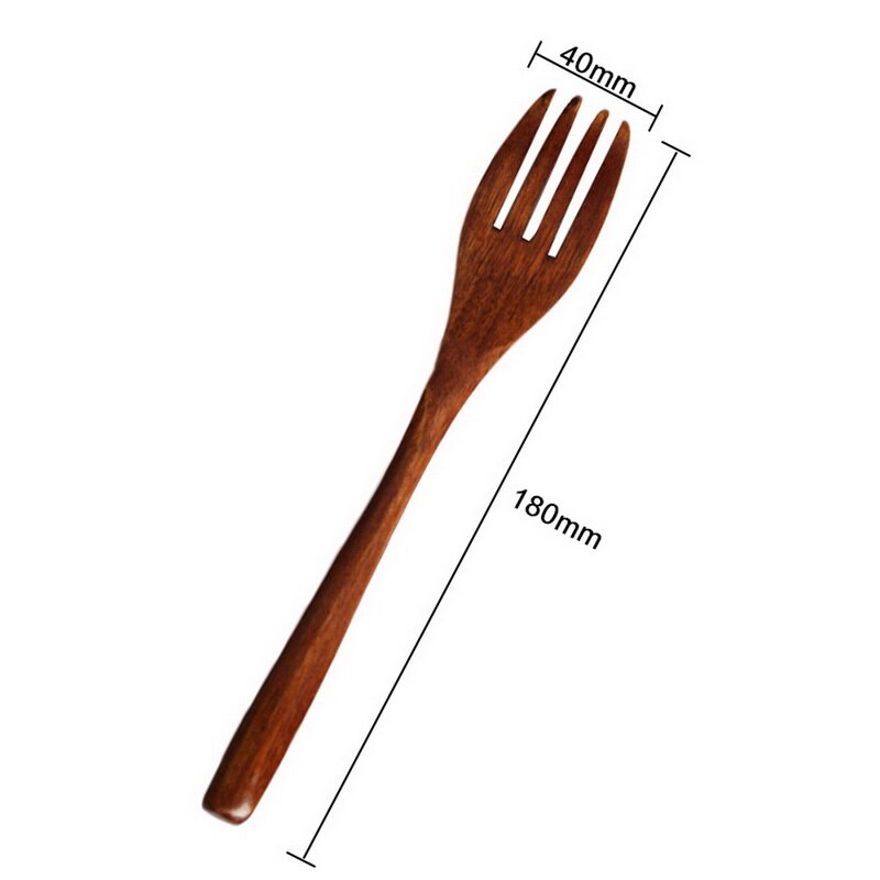 Punho longo colher de madeira natural colheres de chá de café de madeira alongamento mexendo colher 20x1.7cm cozinhar catering colher cozinhar ferramentas: A3
