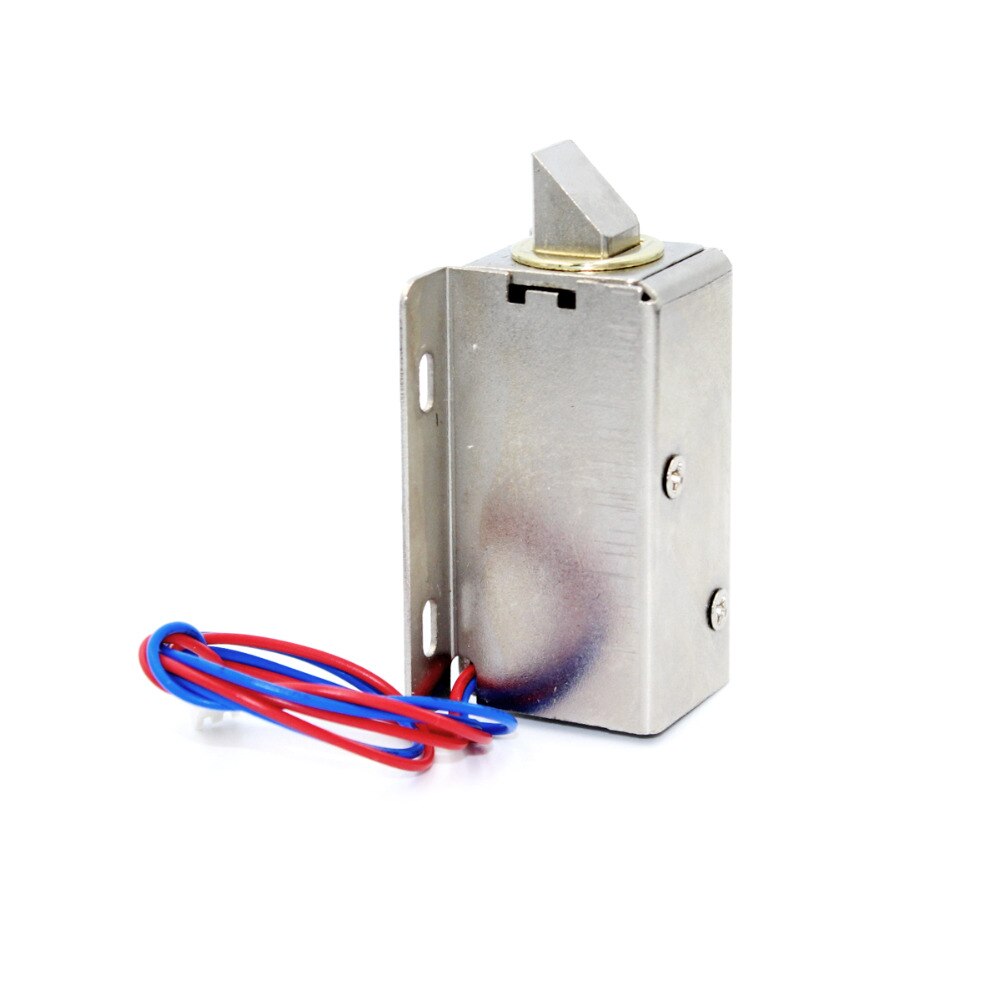 Cerradura electrónica subminiatura de 12V y 0,4 A, ensamblaje de liberación de puerta, Bloqueo de Control de acceso solenoide