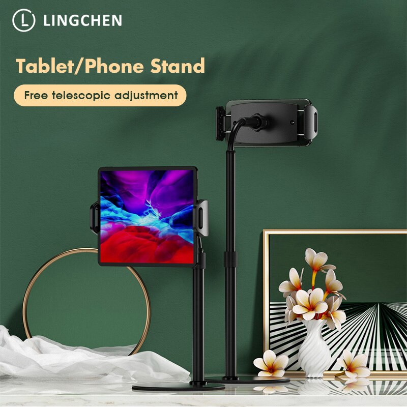 Lingchen Tablet Houder Telefoon Stand Voor Iphone 12 Pro 11 Ipad 12.9 10.7 Desktop Tablet Stand Voor Samnsung Xiaomi Huawei ipad Air