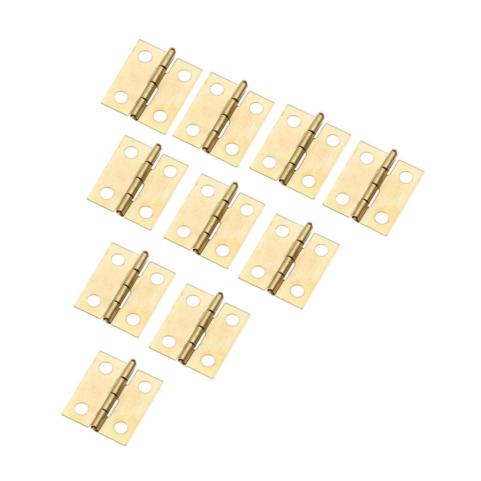 20Pcs 18x16mm Gold Furniture Door Cabinet Mini Hinges Jewelry Wooden Box Luggage Hinges Wine Box Hinge