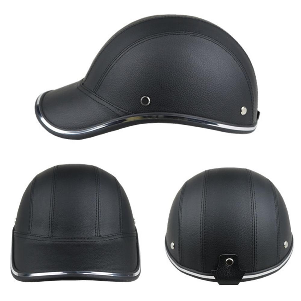 Motorfiets Half Helm Baseball Cap Stylehalf Helm Elektrische Fiets Scooter Anti-Uv Veiligheid Harde Hoed