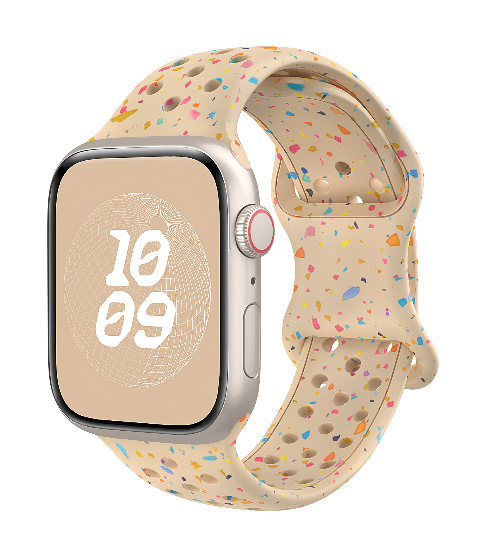 Sportarmband för apple watch band ultra 2 49mm 44mm 45mm 42mm 41mm 40mm silikonarmband för iwatch series 9 8 7 6 se 5 4 correa: Rökig lila / 22mm