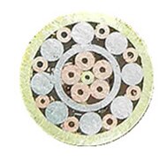 Remaches de pasador de mosaico de 6mm para tornillo de mango de cuchillo, remaches de mosaicos de latón, tubo de acero para uñas, más , estilo exquisito, longitud de 90mm: Morado