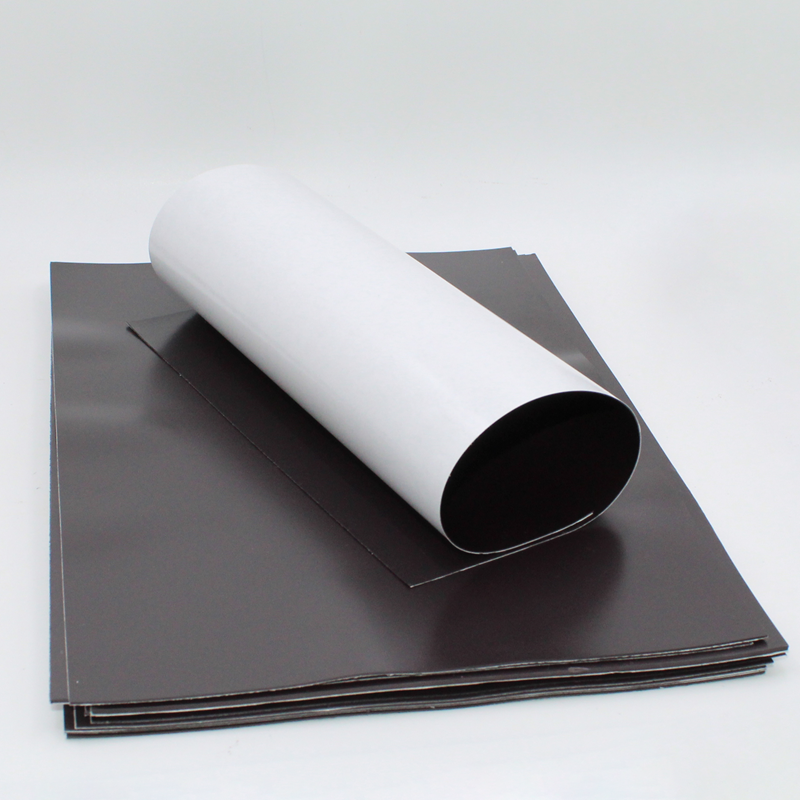 0,5/1/1,5 mm A4 selbstklebender Magnetblech-Aufkleber, weiße Magnetmatte für Kühlschrank, Foto, Bild, Schneiden, Kühlschrankmagnet, 4 A