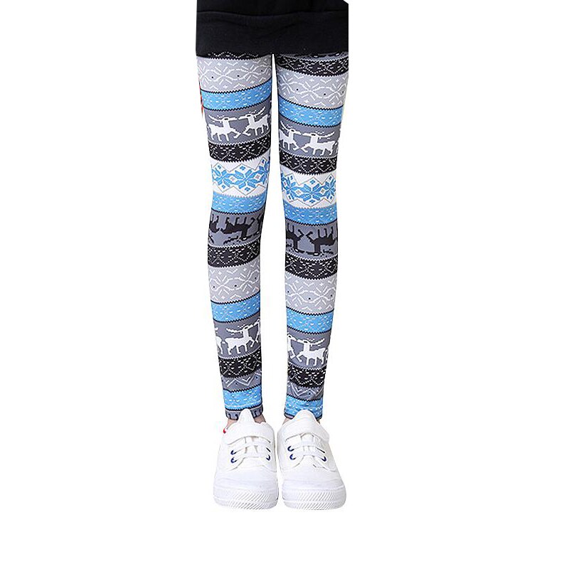 Soft Children Halloween Printed Pantyhose Girls Elastic Waist Warm Stockings Breathable Pantyhose Spring Autumn Leggings 4-7Y: M