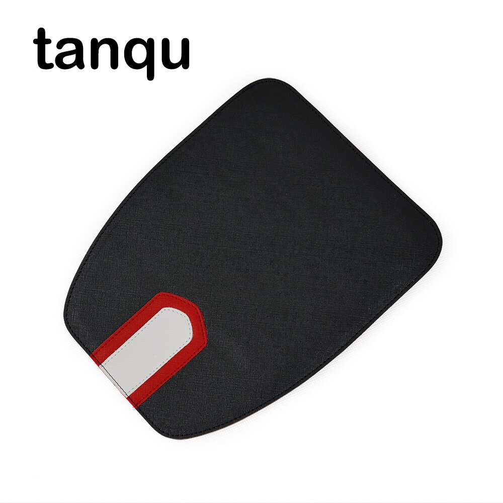 Tanqu Ronde Vorm Pu Lederen Flap Cover Voor Obag O Pocket Contrast Kleur Deksel Clamshell Met Magnetische Lock Snap Fastener