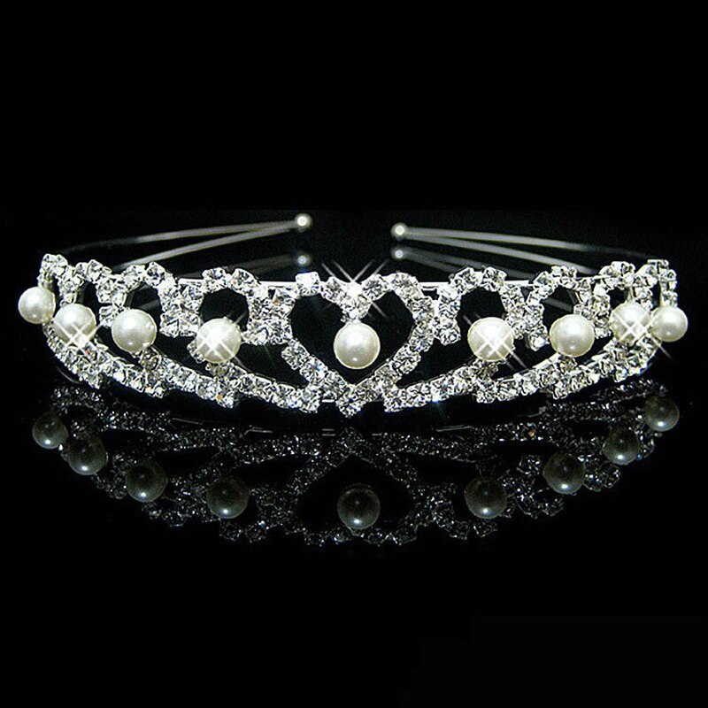 Accessori Per Capelli da sposa Fasce Per Capelli Coreano Foglie D'oro Corona Dell'annata Della Perla di Cerimonia Nuziale del Diadema Della Fascia Delle Ragazze Delle Donne Dei Capelli Corona: M