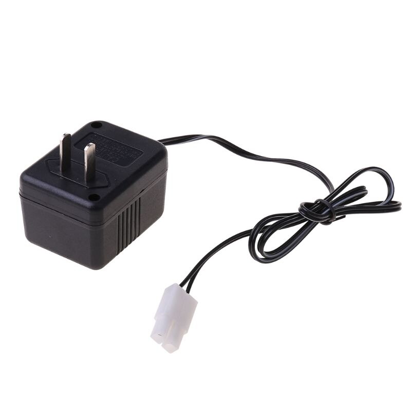 Carregador de bateria recarregável, baterias ni-cd ni-mh, pacote com plugue adaptador de 9.6v, ma, saída, brinquedo rc