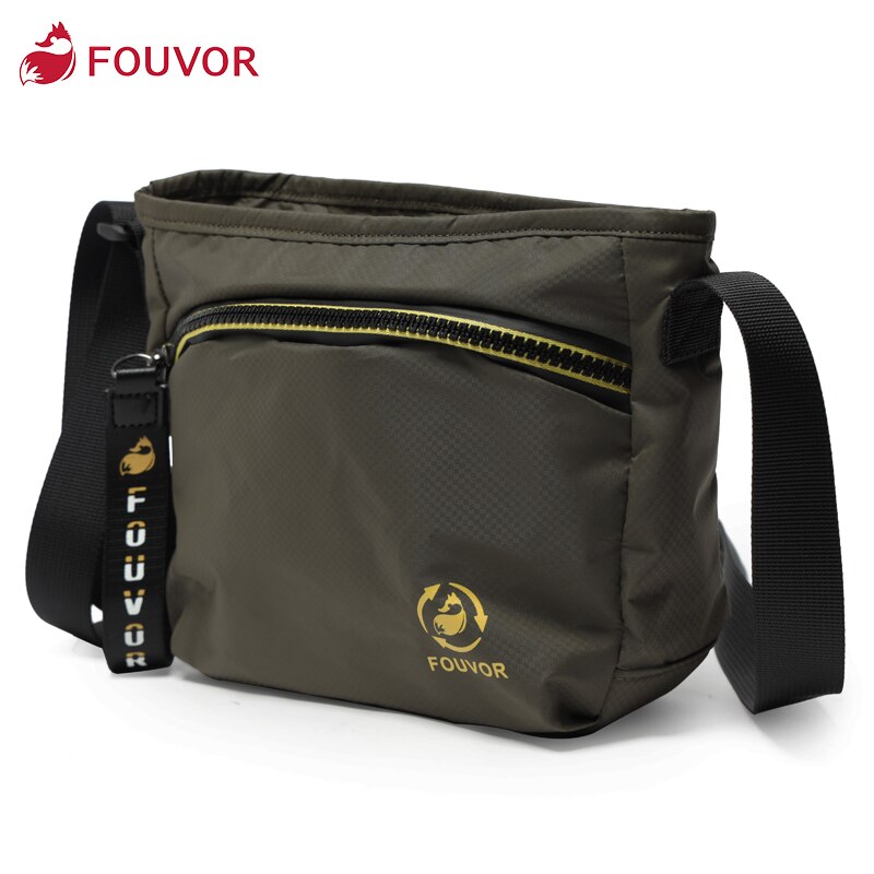 Fouvor Outdoor Reizen Kleine Tas Vrouwelijke Tas Oxford Doek Schouder Tas Dames Casual Canvas Tas 2930-15: green