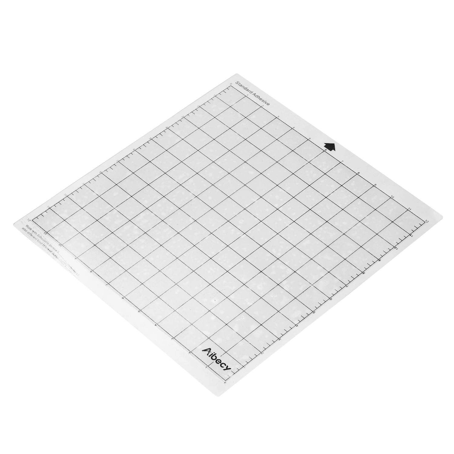 Translucent PVC Cutting Mat 12 Inch Measuring Grids PP Adhesive Mat With Clear Film Cover for Silhouette Cameo Plotter