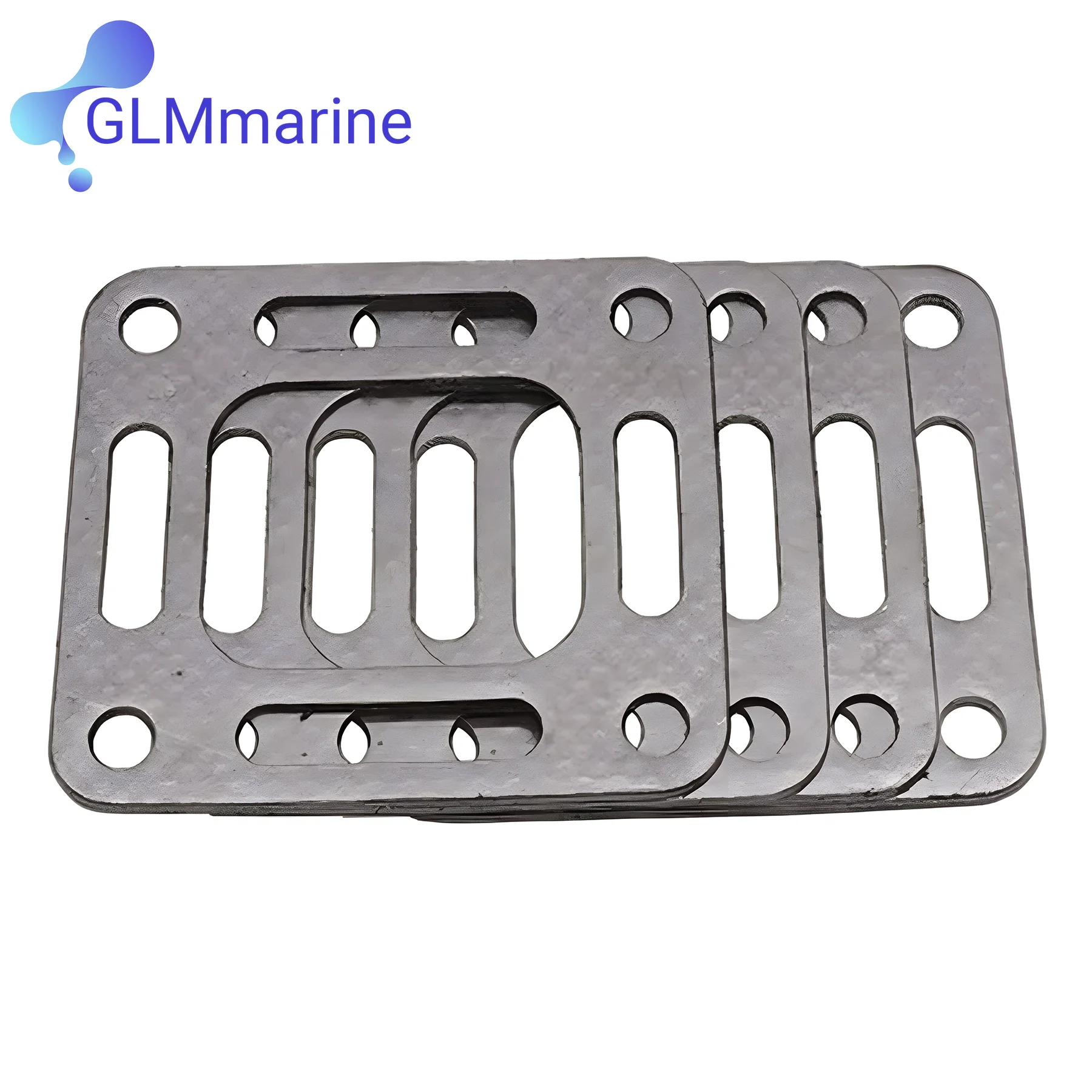 4-teilige Auspuff krümmer dichtung für Quecksilber-Mercruiser-Heckantriebe 4,3 5,0 1. 2 2.0l 27-410 27-410 27-410 27-410