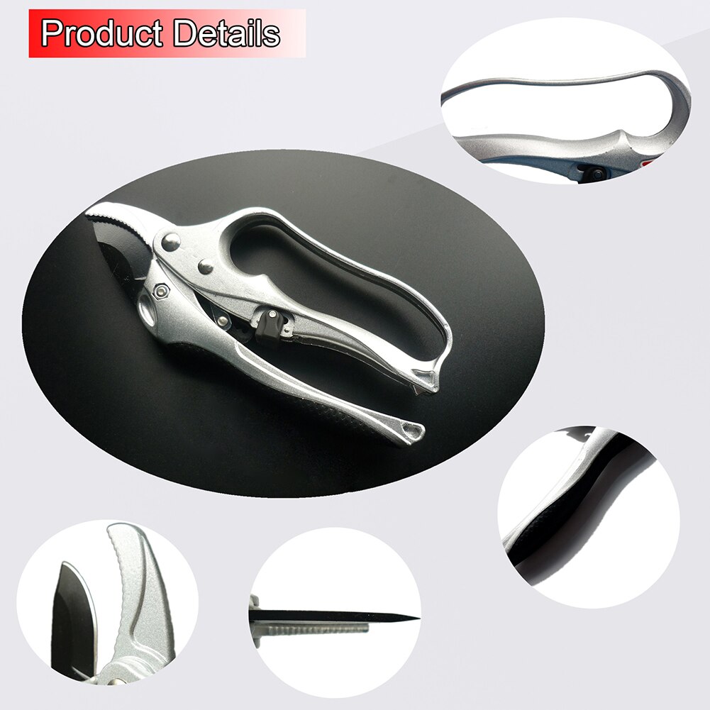 Flower Scissor Tool Garden Tools Ratchet Plant Trim Horticulture Hand Shear Orchard Pruning Pruner Cut Shrub Garden Tree Tools