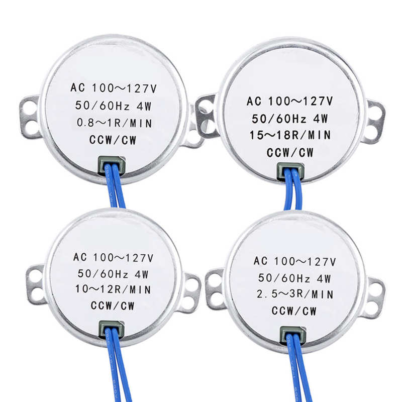 Motor síncrono AC 100-127V, 4W, 50/60Hz, CCW/CW, 1 unidad, novedad