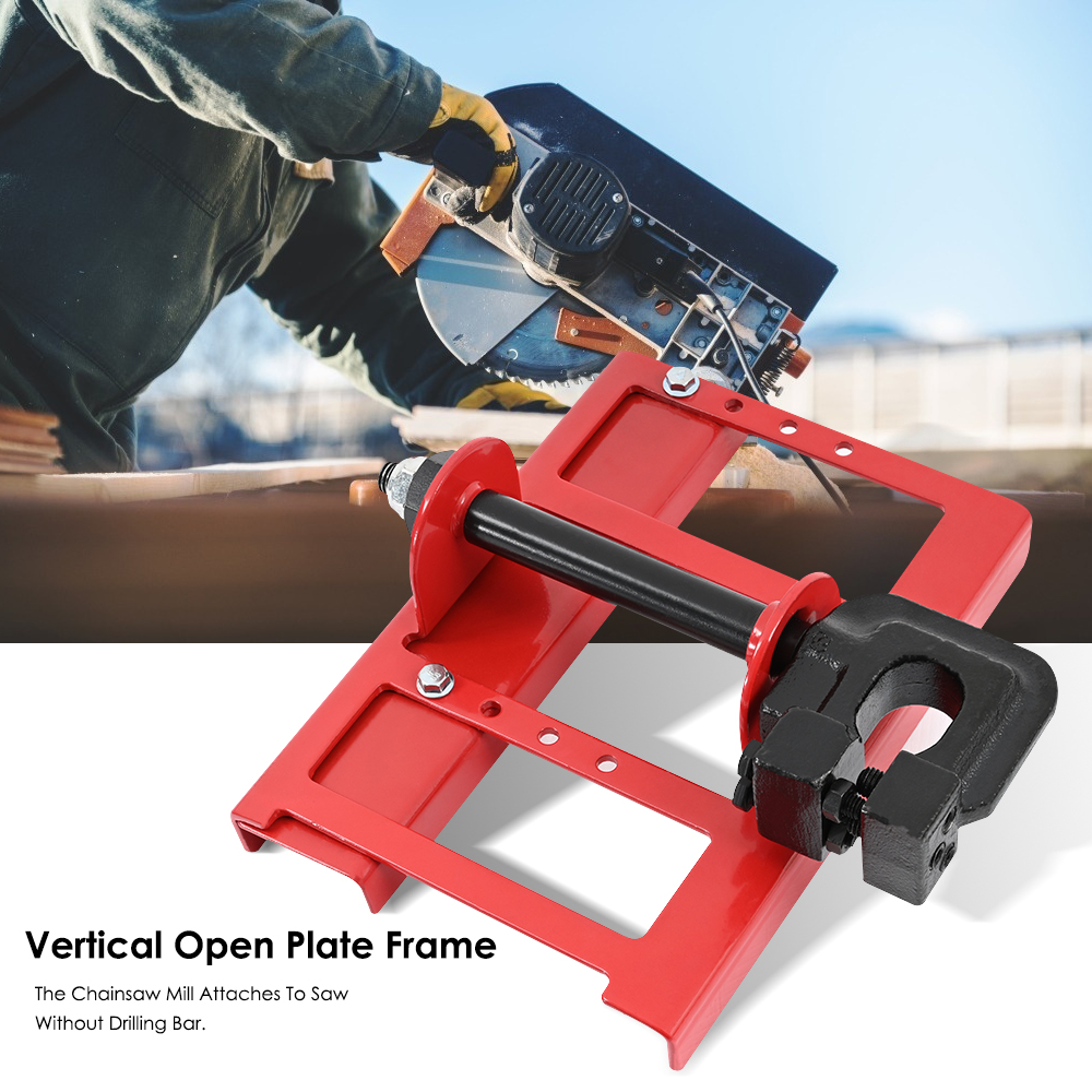 Mini Chainsaw Mill Vertical Cut Chainsaw Mill Lumber Cutting Guide Bar Chainsaw Attachment Cut Guided Mill Wood Tools Kit