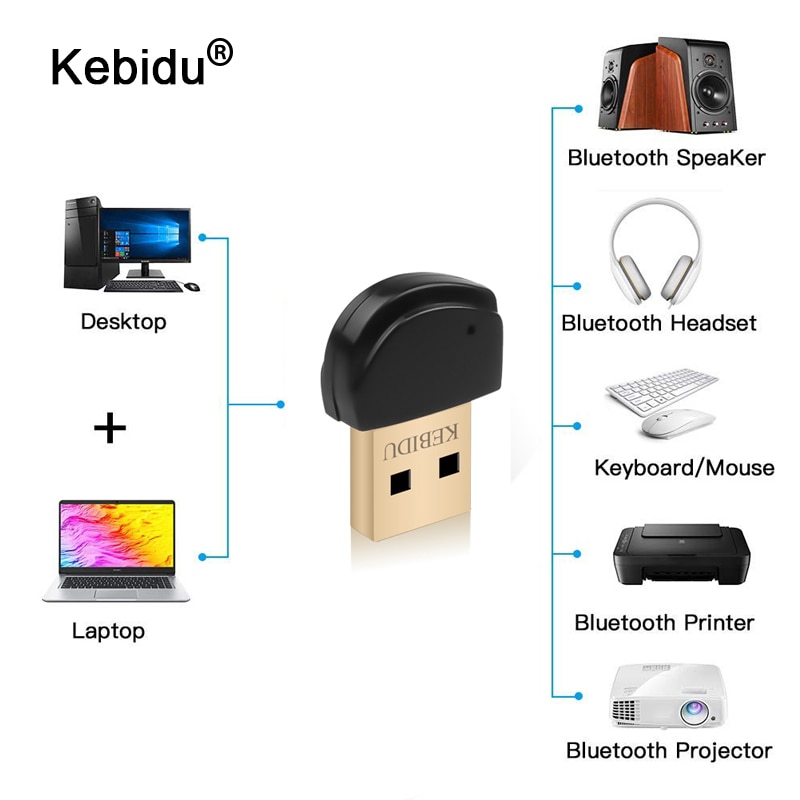 Bluetooth Adapter USB Dongle Bluetooth 5.0 Music Receiver Voor PC Computer Draadloze Bluthooth Mini Bluetooth Ontvanger Adapter