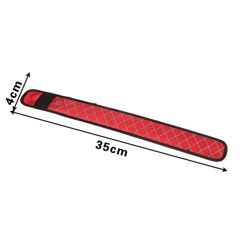 1 stücke Handgelenk Unterstützung LED Reflektierende Licht Arm Armband Für Nacht Band Lauf Armbänder Gürtel Handgelenk Armband Sicherheit Radfahren O0C3