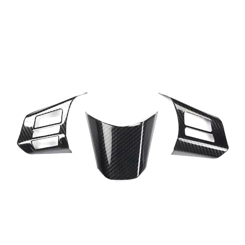 3Pcs/Set Car Steering Wheel Switch Decoration Frame Cover Stickers for Subaru Outback Car Styling
