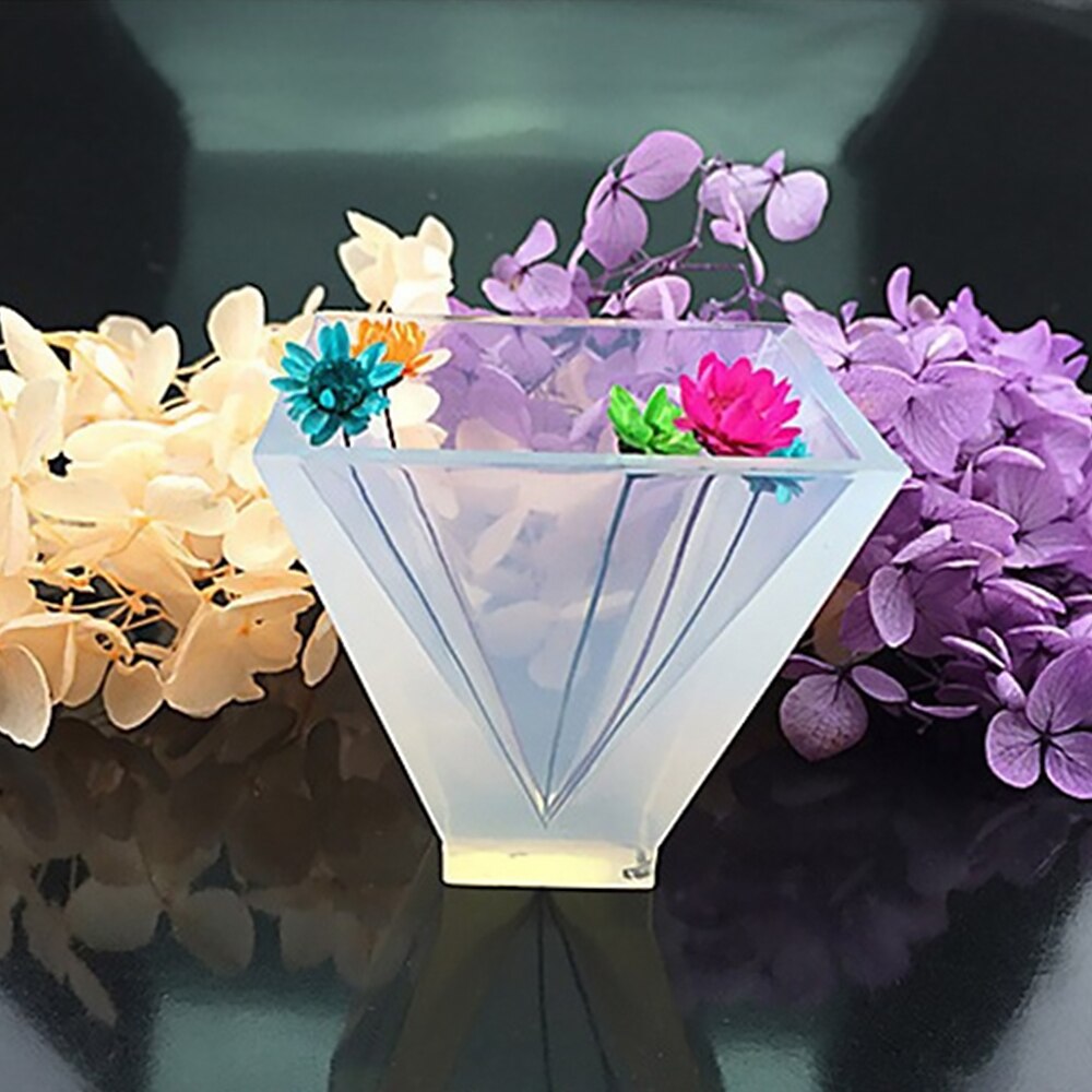 Silicone moule pyramide résine époxy artisanat bijoux à bricoler soi-même faisant gâteau décoration maison ornements à la main chocolat Fondant outils