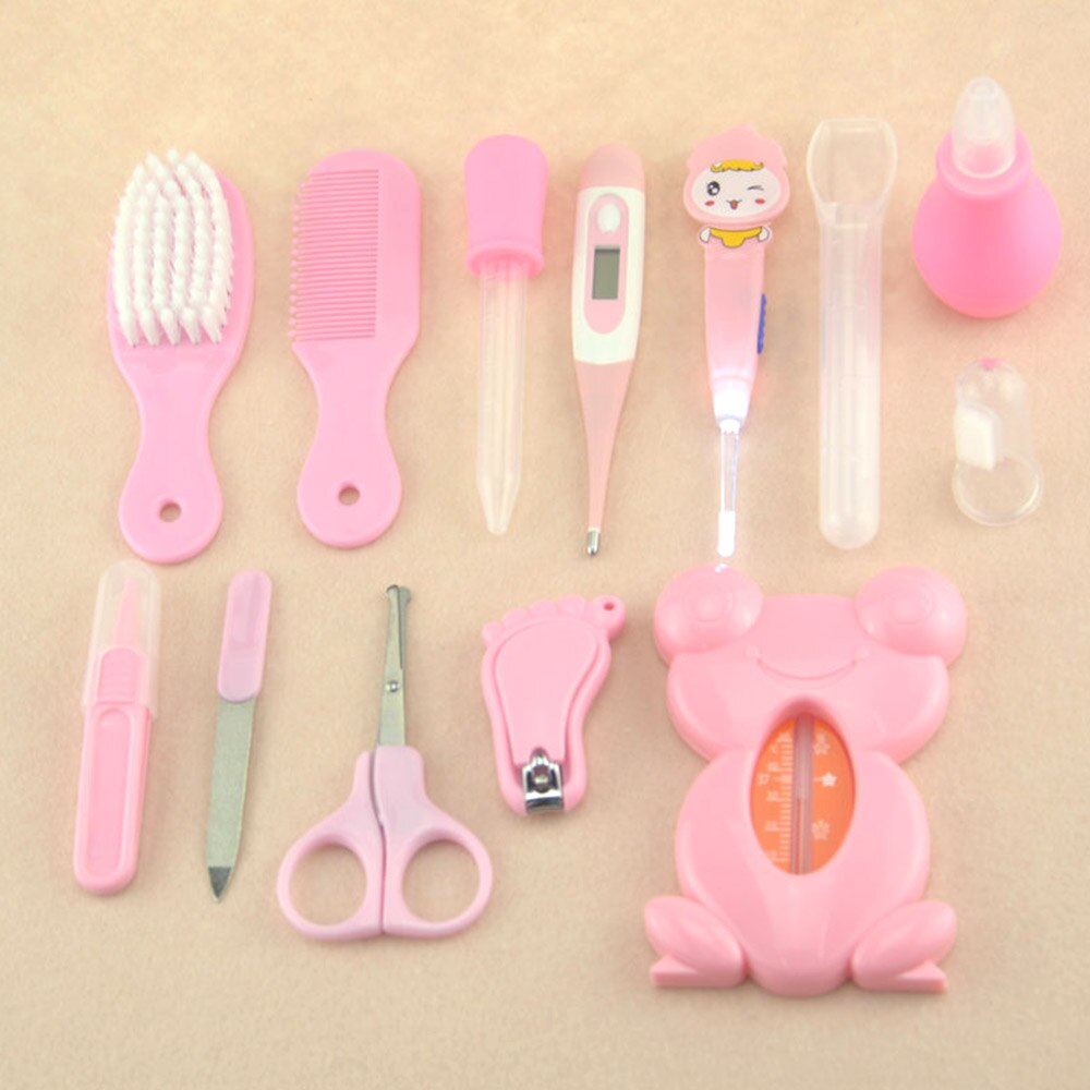 Multifunction Baby Kit Kid Healthcare Baby Care Kit Baby Grooming Set Kit Thermometer Clipper Scissor Kid Toiletries For Baby