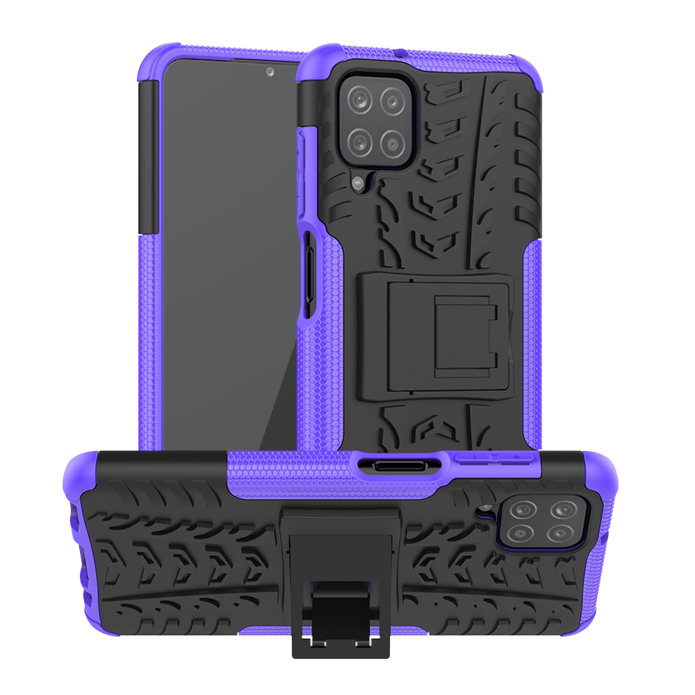 Per Samsung A12 custodia Cover armatura supporto per supporto custodia protettiva antiurto in Silicone per Samsung Galaxy A12 A 12