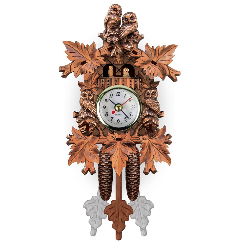 Luxury Cuckoo Wall Clock Vintage Silent Nordic Retro 3d Watches Clocks Wall Home Decor Home Living Room Decoration Ideas: CM304