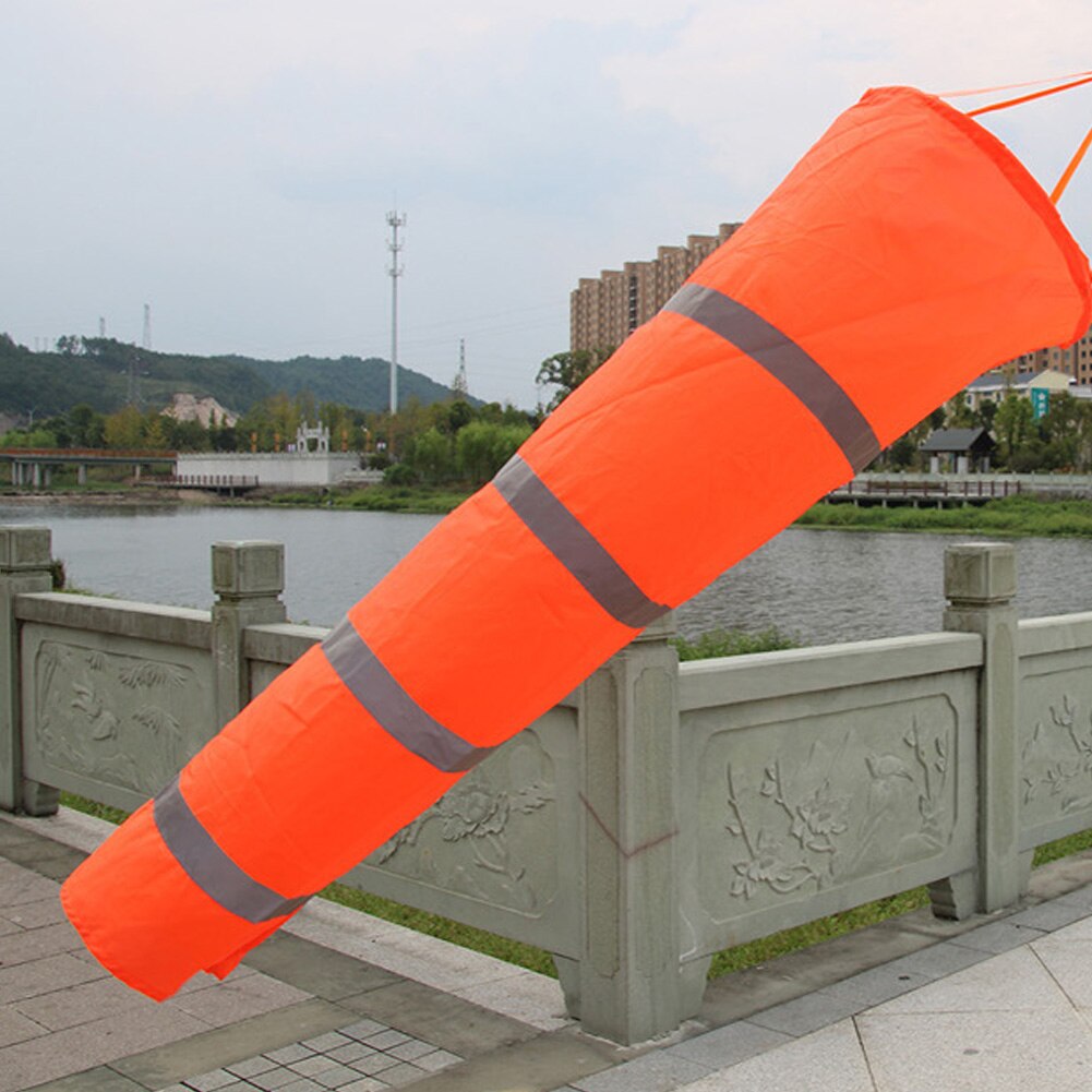 40cm Nylon Wind Sock All Weather Vane Windsock Outdoor Toy Kite Wind Monitoring Needs Wind Indicator Toy for Meteorology