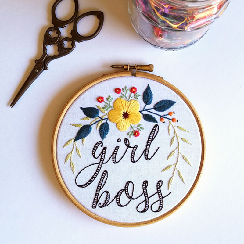 Juego de bordado de flores estéreo DIY hecho a mano, paquete de materiales de bordado, suministros de costura de punto de cruz, decoración del hogar: 4