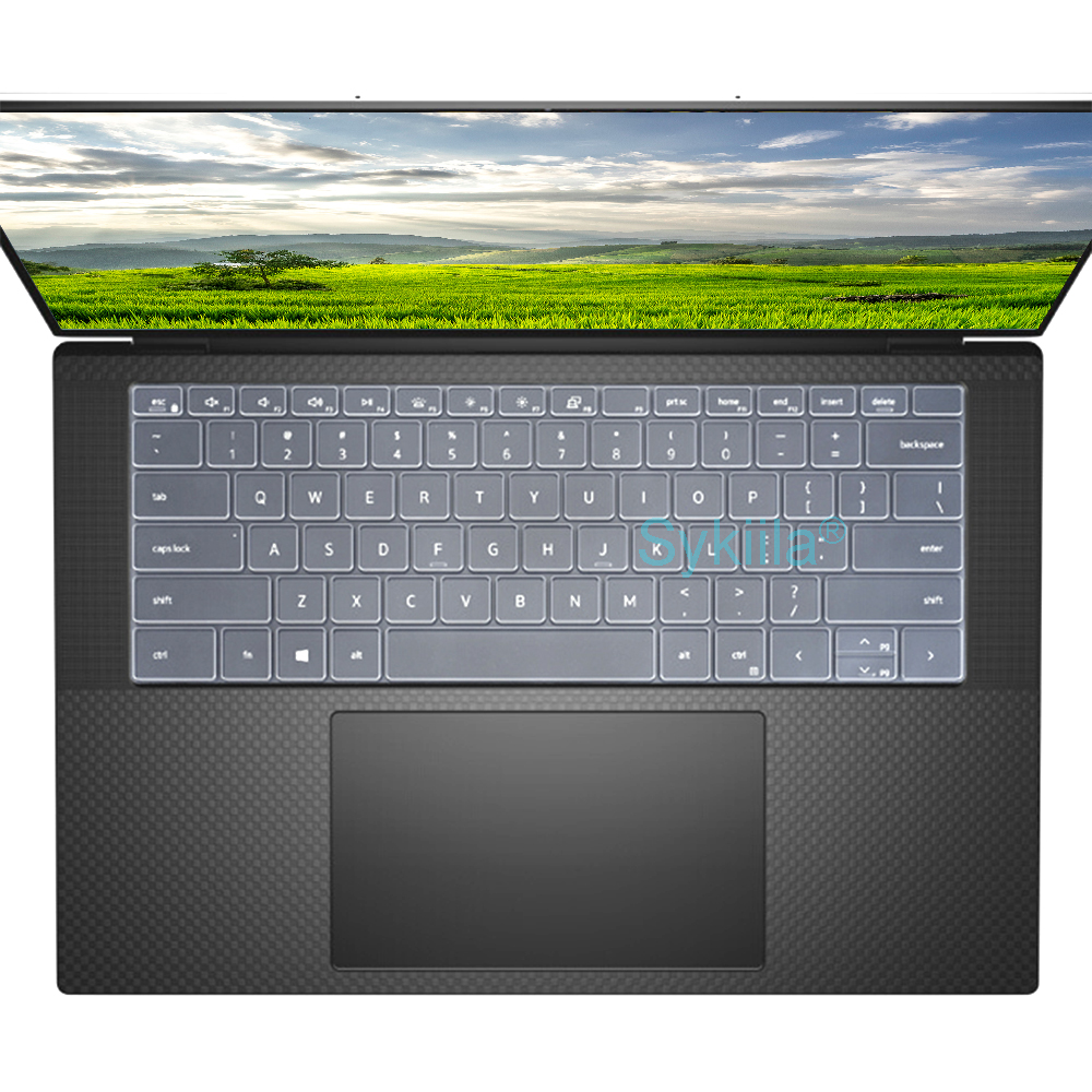 Housse de clavier en Silicone pour Dell XPS 17, accessoires, housse de protection tactile, 17 pouces, 9700, 9710, 9720, 9000