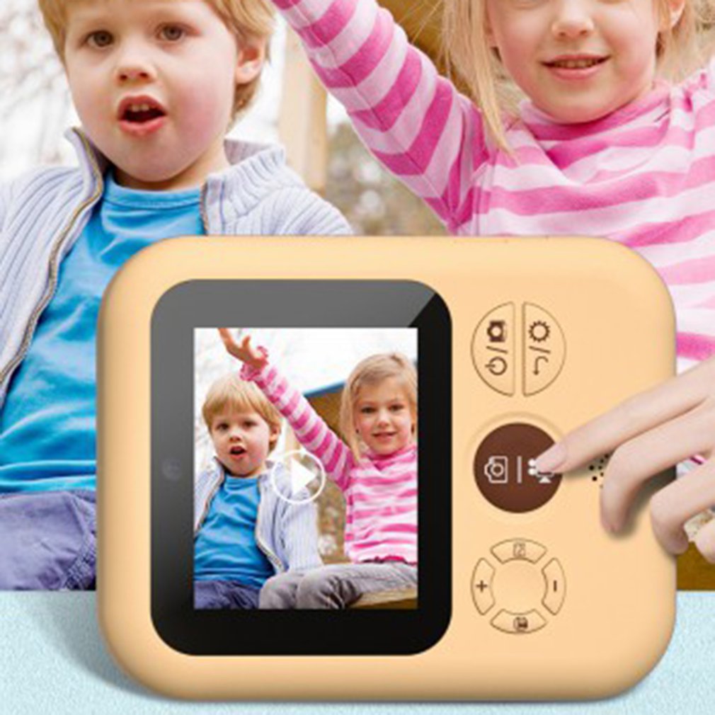 Børnekamera instant print kamera til børn 1080p digitalkamera med termisk foto børnelegetøj til fødselsdag