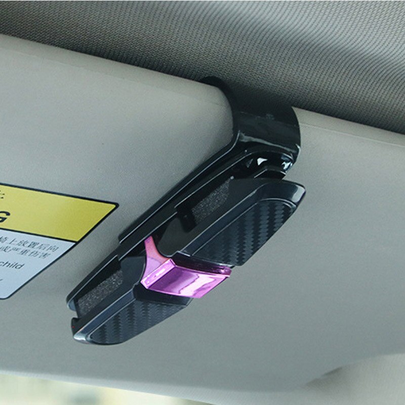 Auto Zonnebril Houder Zonnebril Clip Auto Zonneklep Glazen Houder Zonnebril Clip Kaarthouder Auto Accessoires