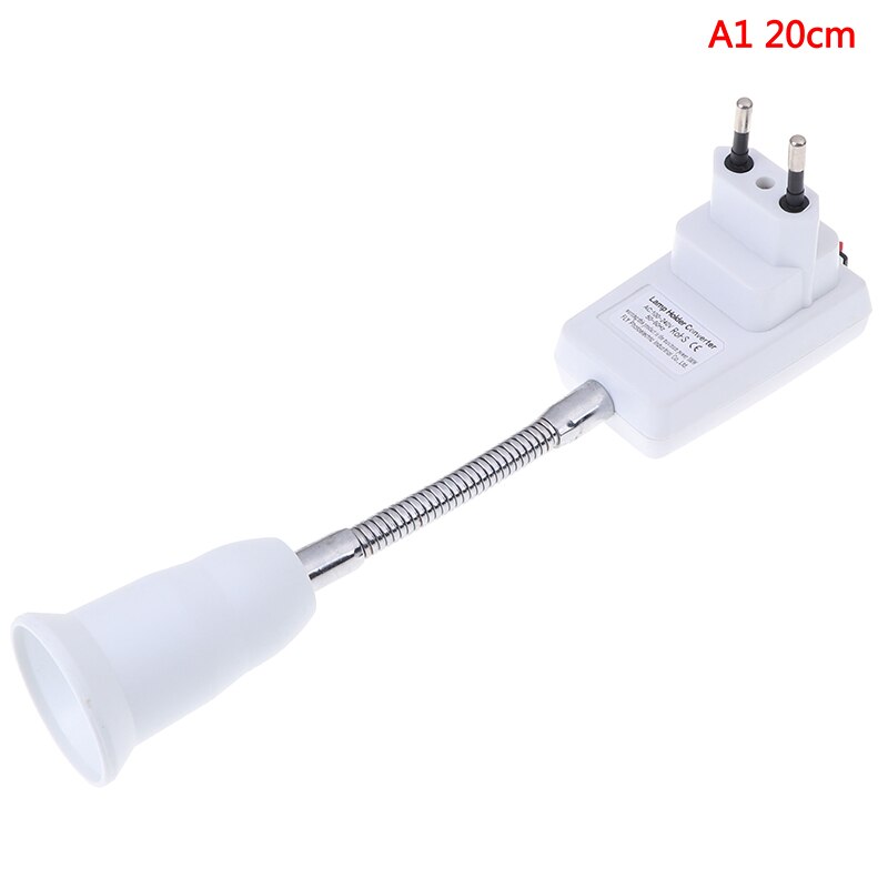 E27 Table Light Bulb Lamp Holder Socket + Switch Adapter Converter EU Plug: A1