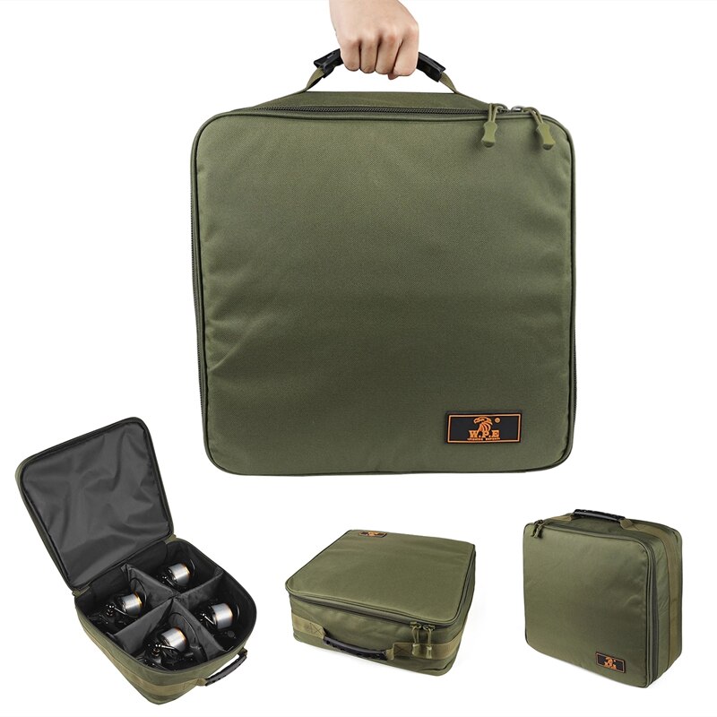 Sac de rangement pour moulinet de pêche à la carpe, étanche, résistant aux déchirures, série 500 – 10000, mallette de transport, sac d'outils