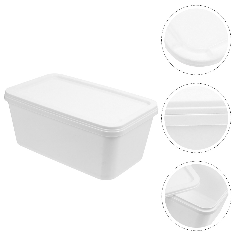 Portable Ice Cream Box Reusable Freezer Container Storage Boxes For Kitchen Fruit Dessert Keeper Dining Bar: Default Title